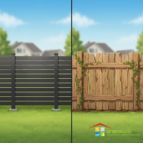 مقایسه فنس پیش ساخته با فنس سنتی