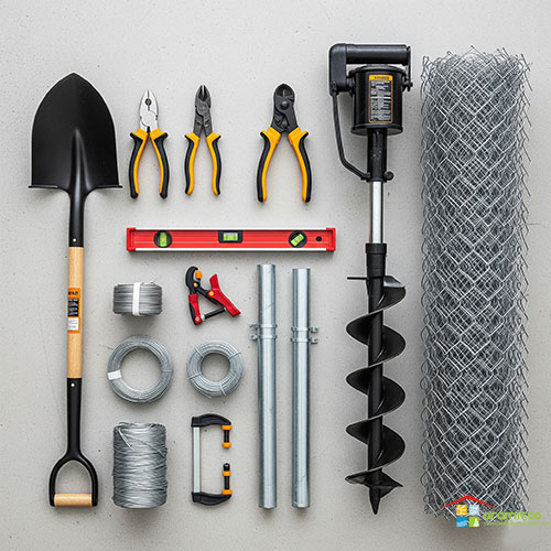 ابزار و تجهیزات لازم برای نصب فنس توری حصاری